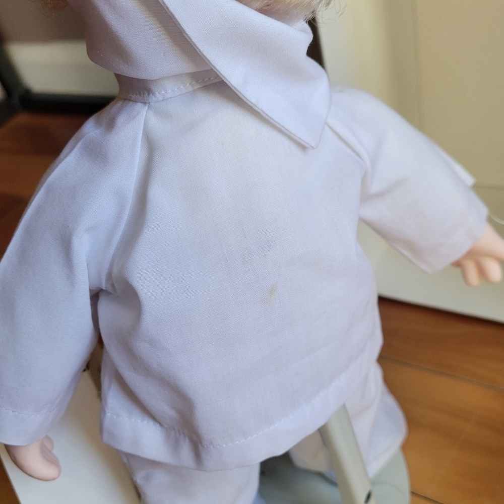 PRECIOUS MOMENTS - SAILOR SAM 15" Doll Limited - Navy Porcelain In Box BLACK TIE - Picture 14 of 14